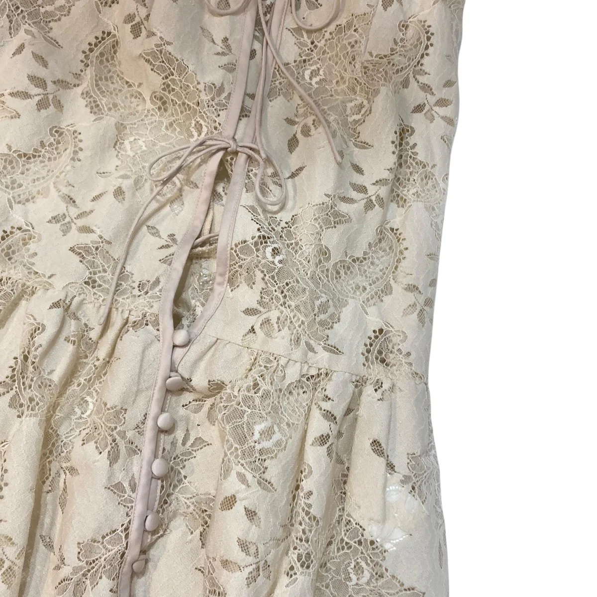 VINTAGE LIKE LACE DRESS WITH SCARFキャミソールワンピース112510530210 - Image 5