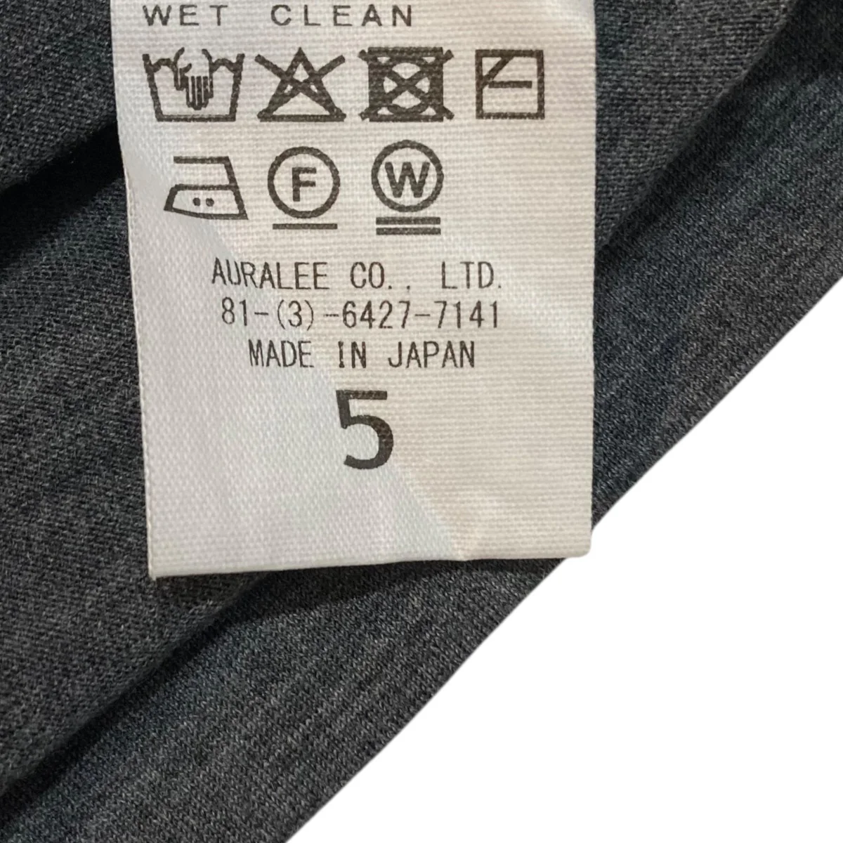 SUPER SOFT WOOL JERSEY TEE半袖TシャツA25ST01UT - Image 5