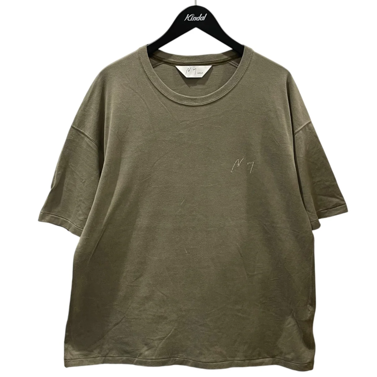 25SS ロゴ刺繍加工Tシャツ UNEVENNESS T-SHIRT アンイーブンネス ティーシャツ ANC-CT103