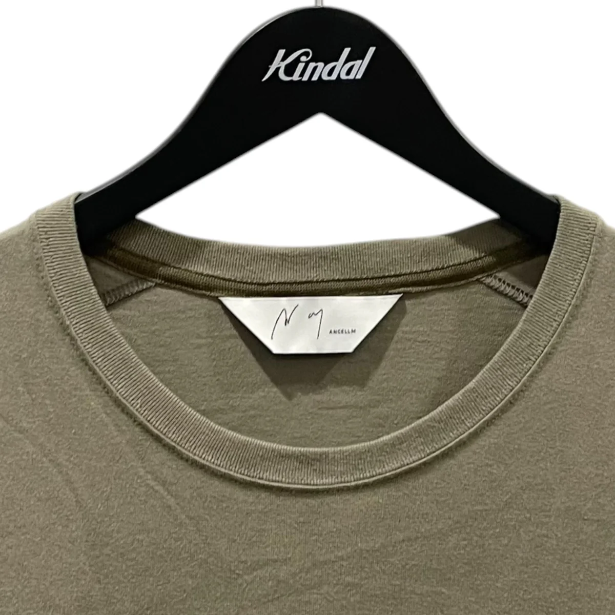 25SS ロゴ刺繍加工Tシャツ UNEVENNESS T-SHIRT アンイーブンネス ティーシャツ ANC-CT103 - Image 3