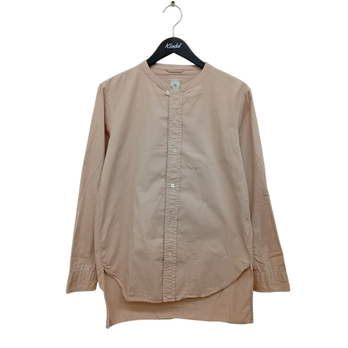 SQ HEM BAND COLLAR SHIRT長袖シャツ01-2003-0003-11