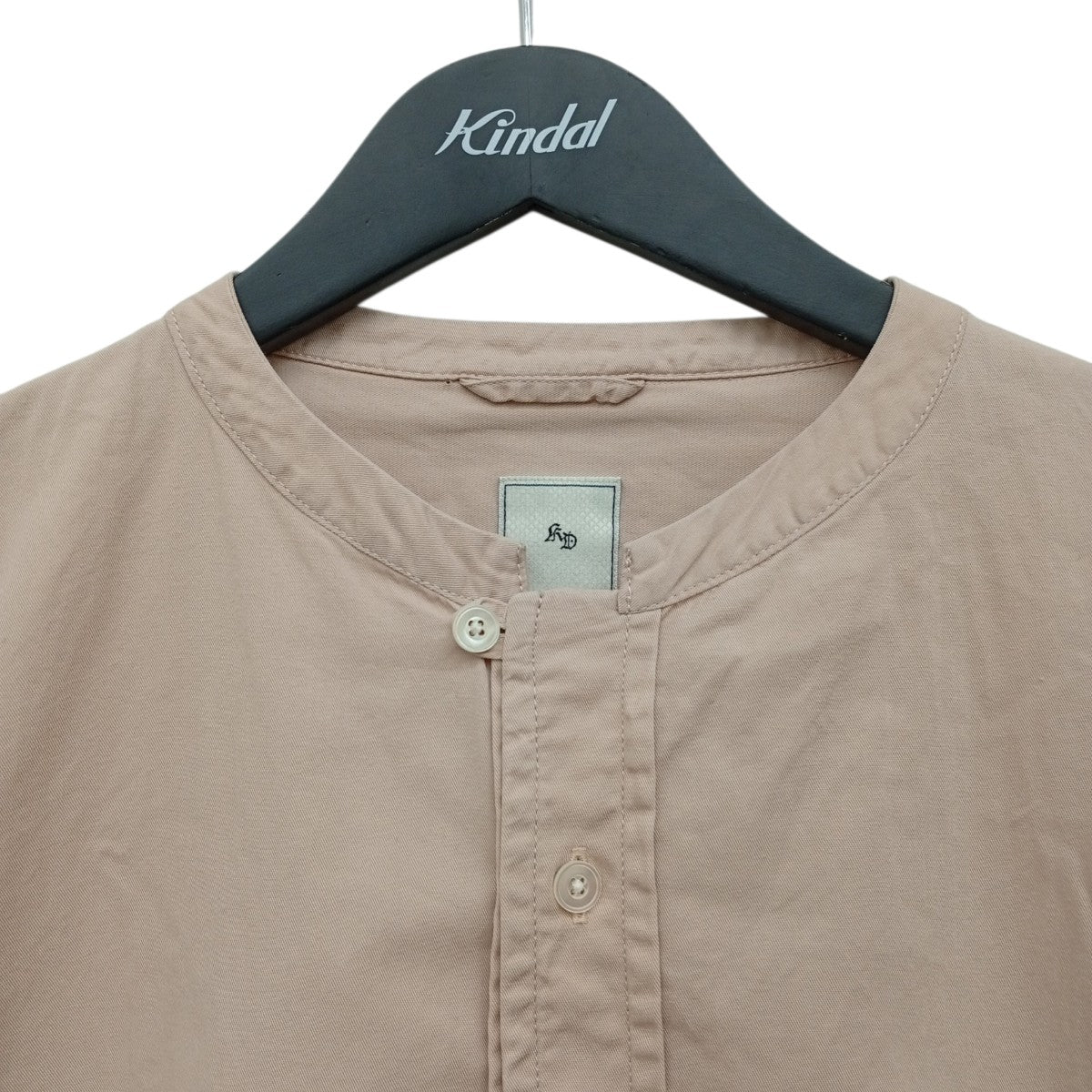 SQ HEM BAND COLLAR SHIRT長袖シャツ01-2003-0003-11 - Image 5