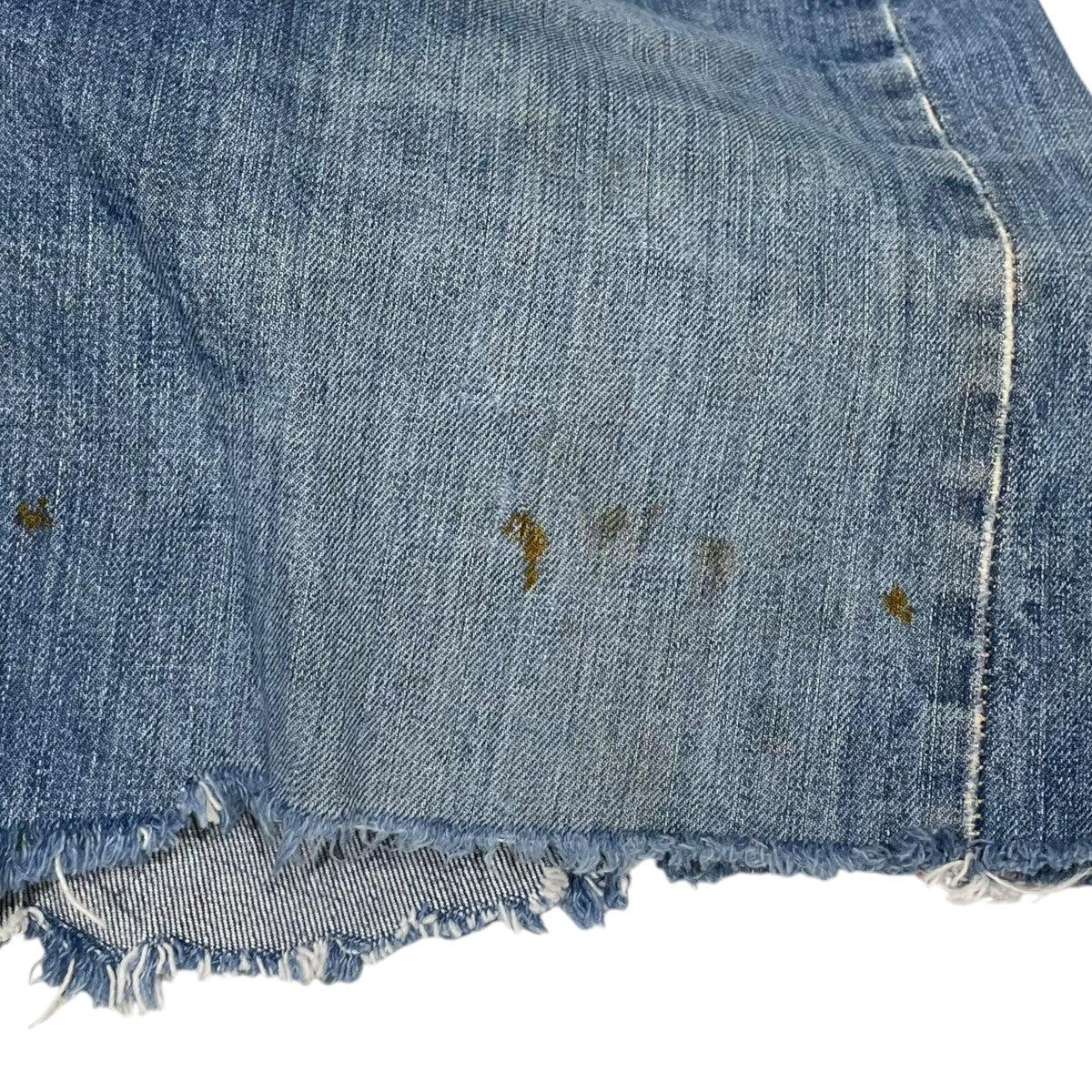 リメイクデニムハーフパンツ 42 TALON ボタン裏Y - Image 10