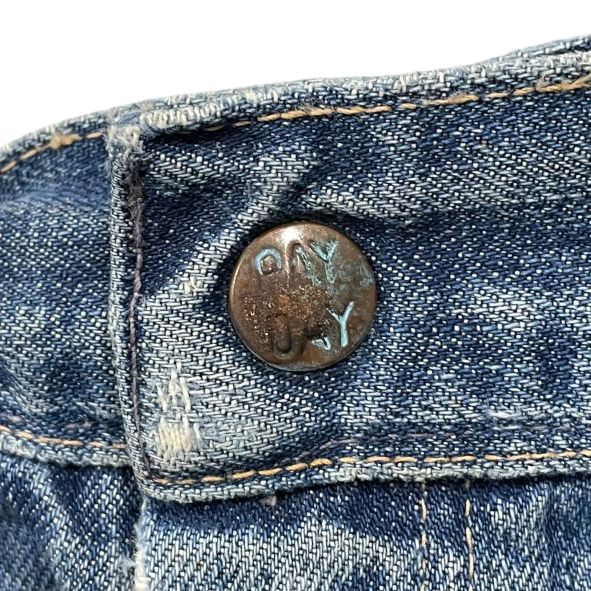 リメイクデニムハーフパンツ 42 TALON ボタン裏Y - Image 7