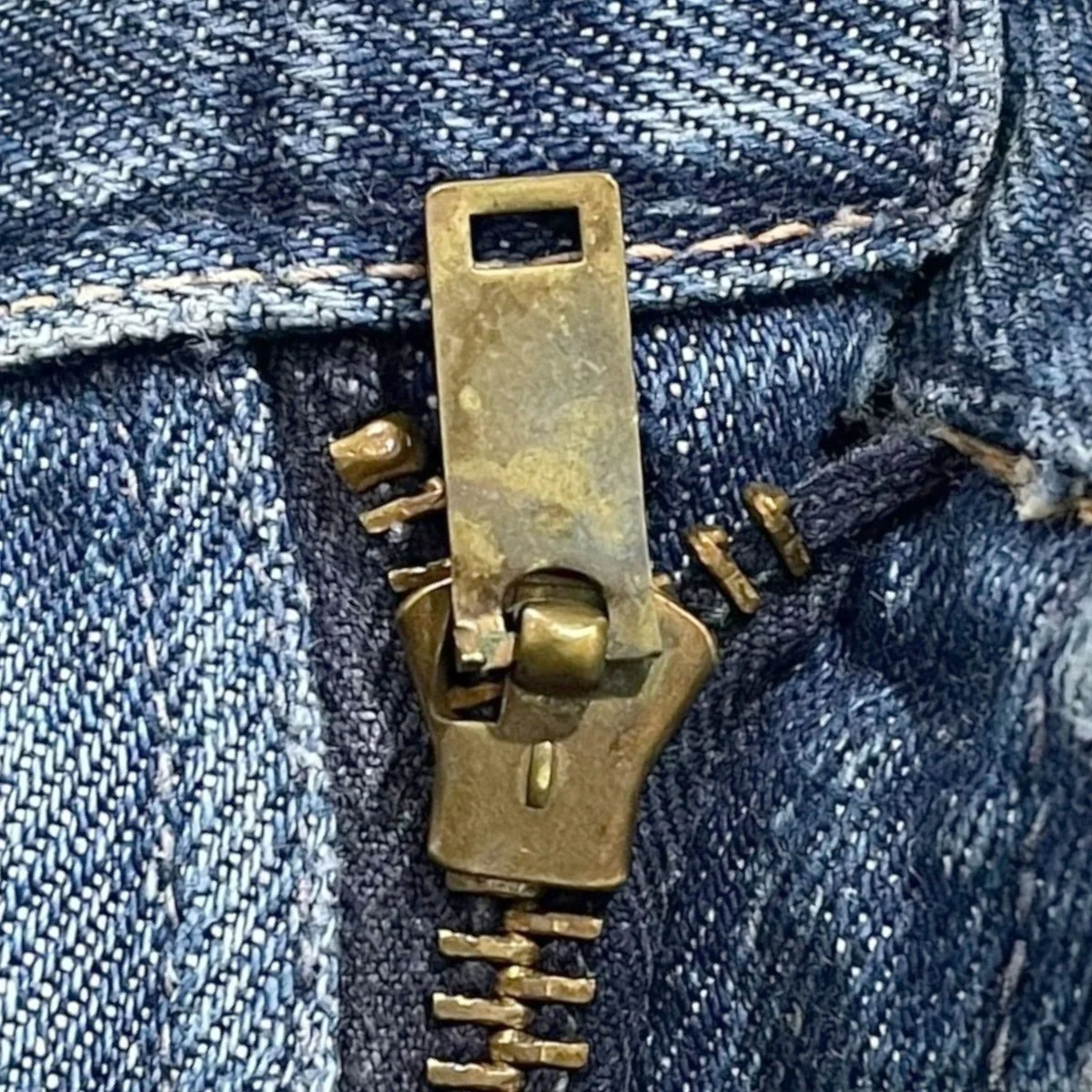 リメイクデニムハーフパンツ 42 TALON ボタン裏Y - Image 9