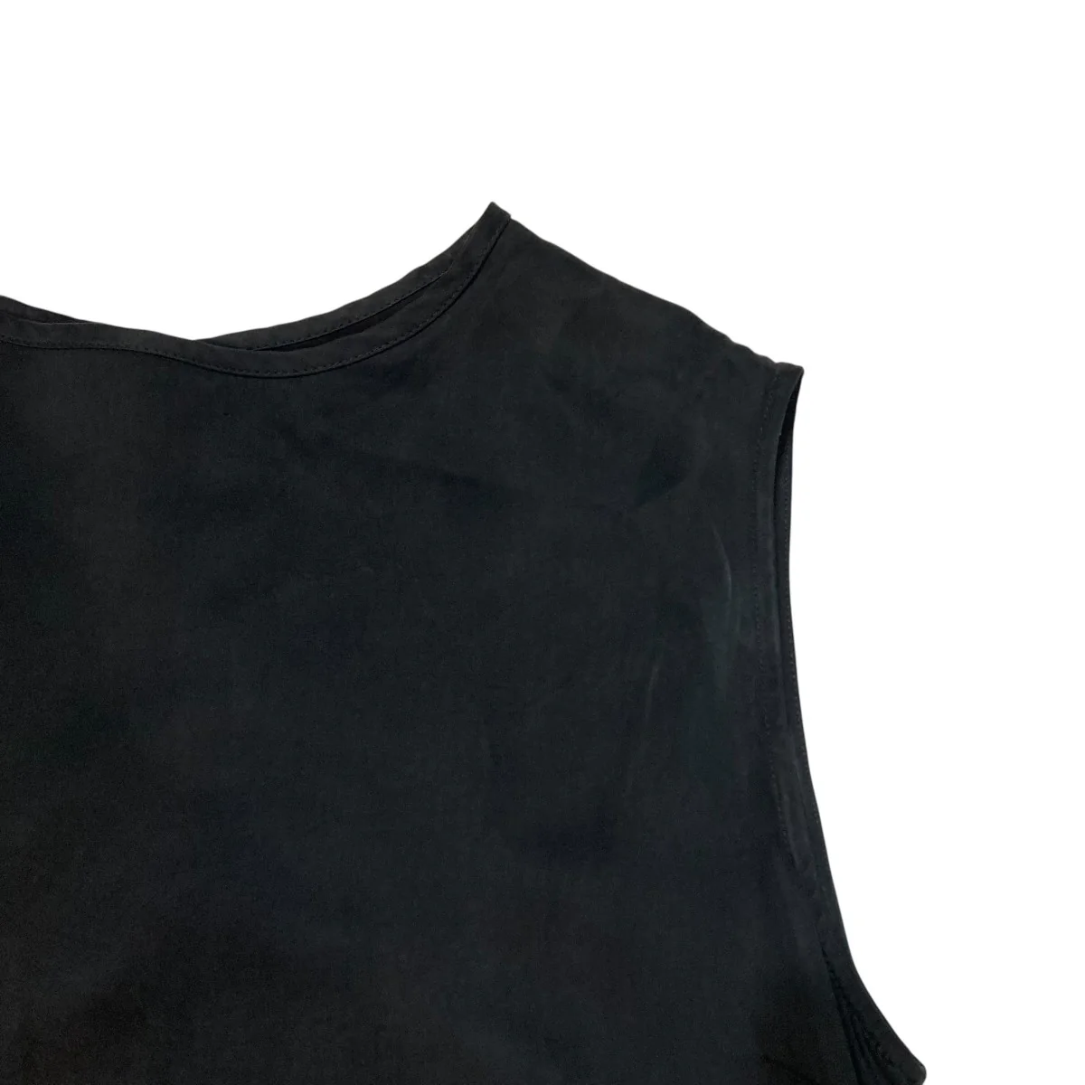 Silky Pencil Dressノースリーブサテンワンピース12320307 - Image 4