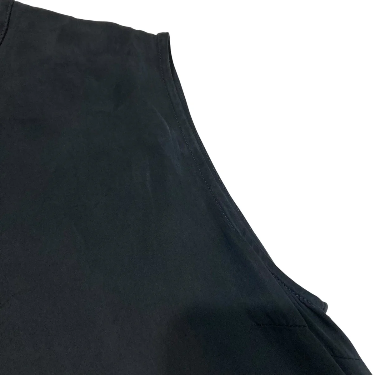 Silky Pencil Dressノースリーブサテンワンピース12320307 - Image 5