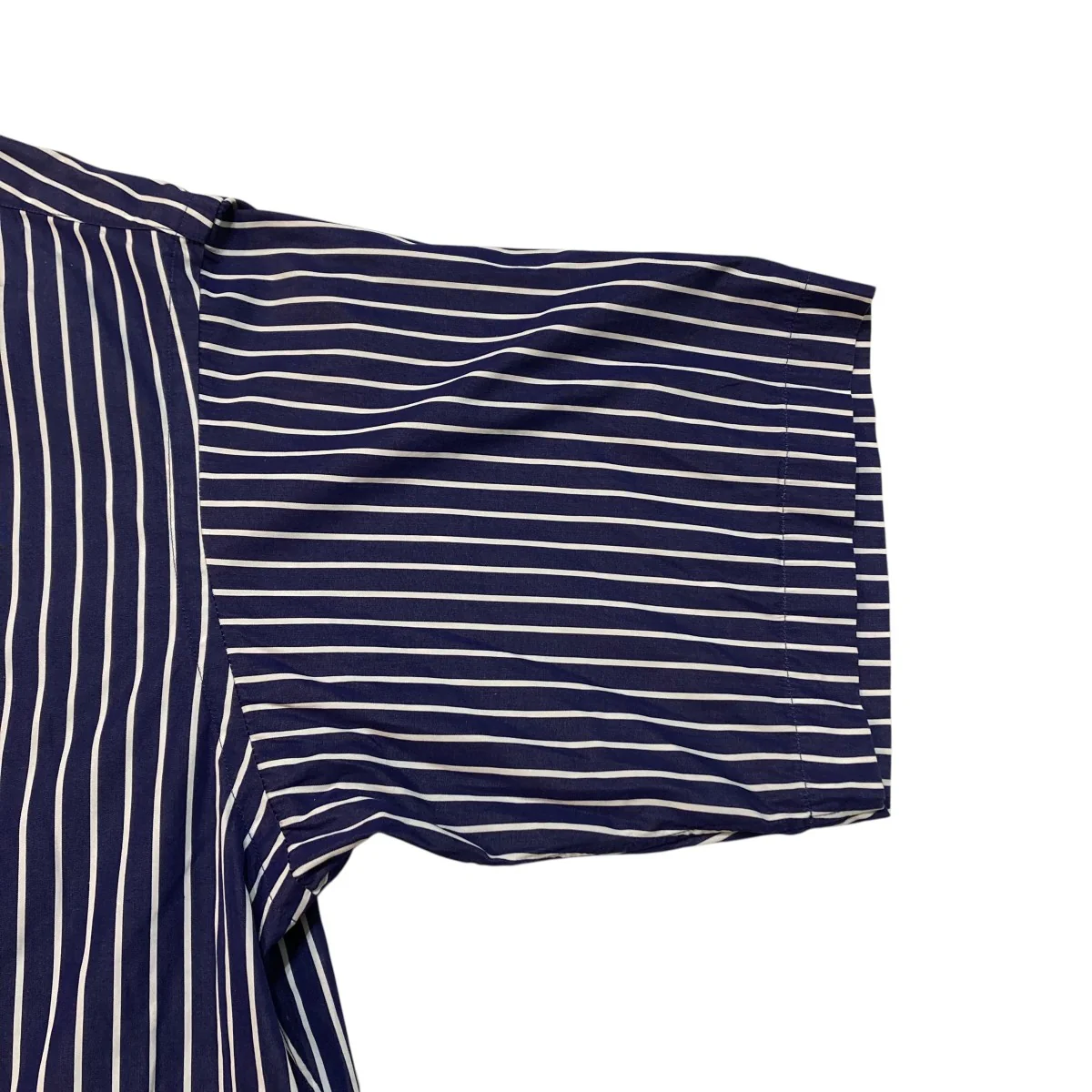 THOMAS MASON S S B．D BOX SHIRTストライプ半袖シャツGM192-50034B - Image 4