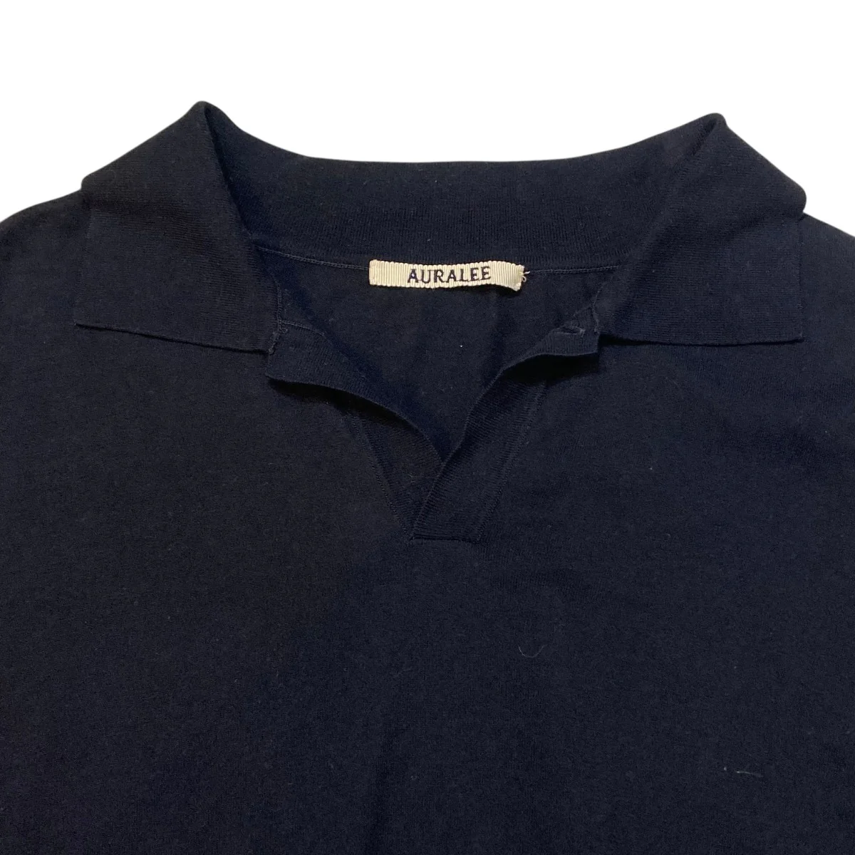 SUPER HIGH GAUGE COTTON KNIT SHORT SLEEVE POLOポロシャツA22SP03PD - Image 3