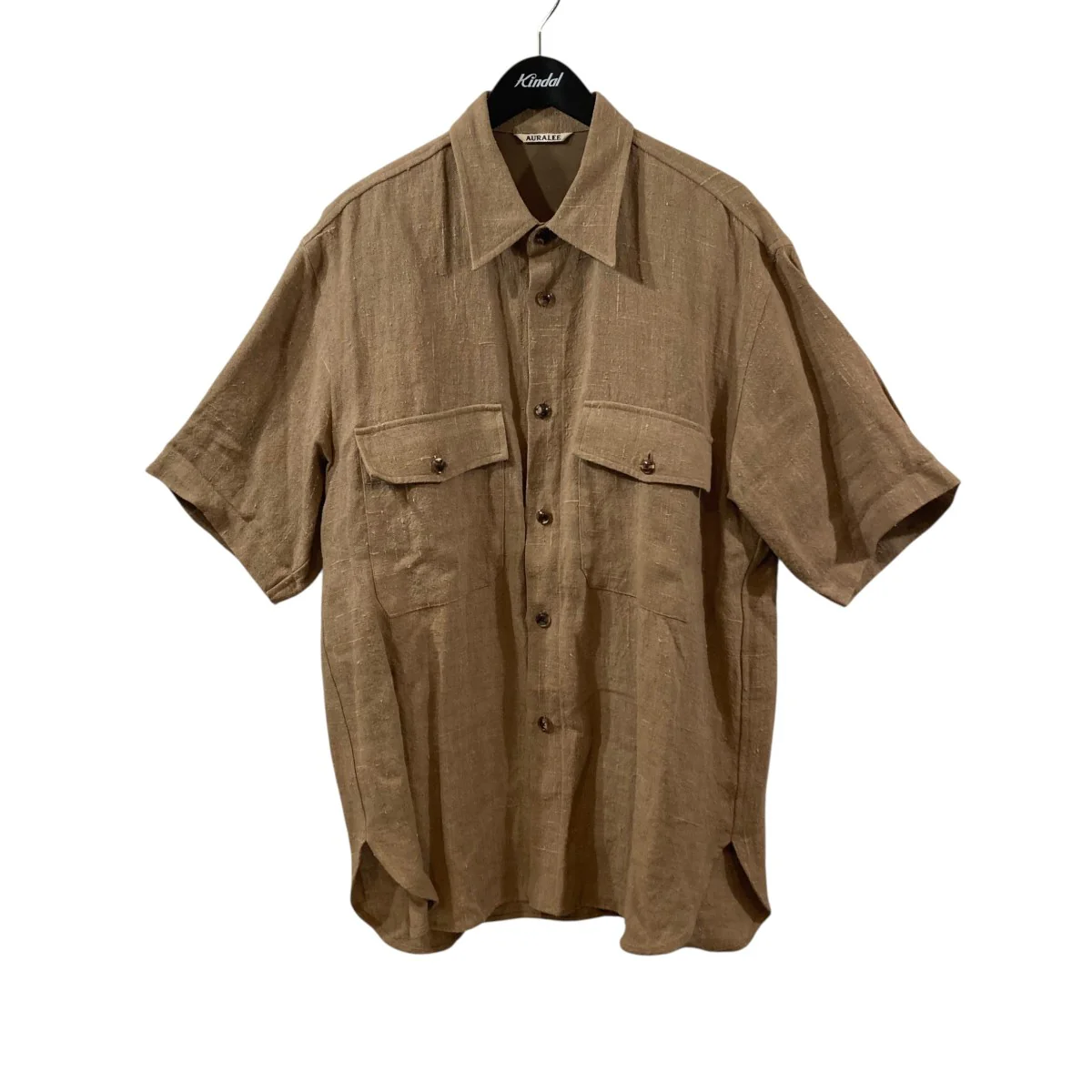 LINEN SUMMER TWEED HALF SLEEVED SHIRTS半袖シャツA9SS02LS