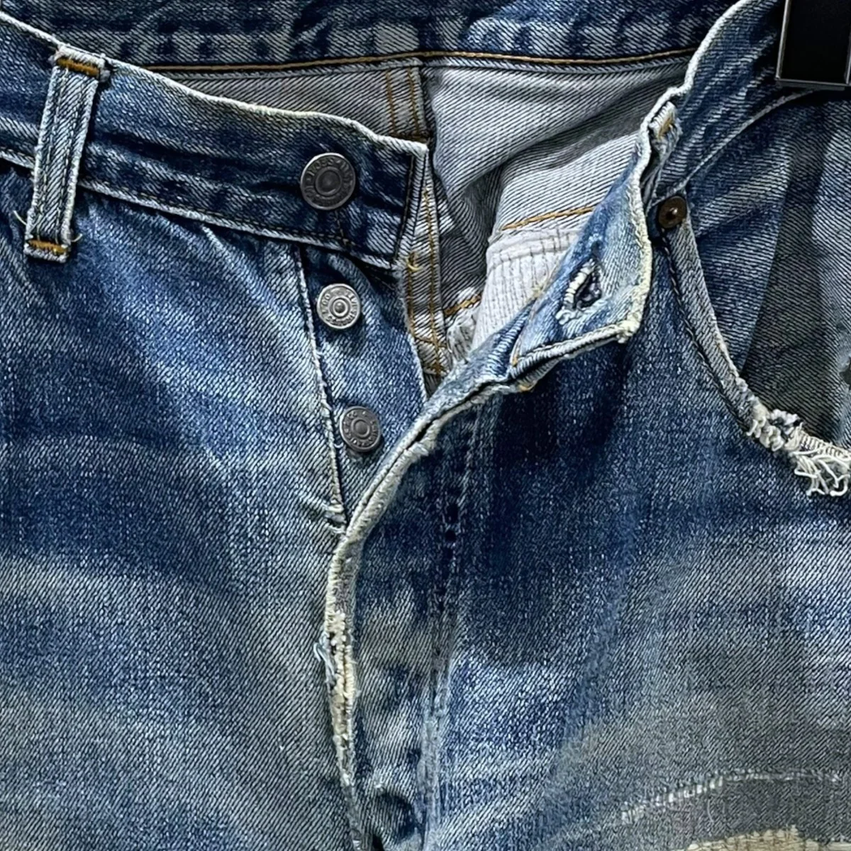 90s デニムパンツ 501XX BIG E 米国製 ボタン裏555 501-0004 - Image 3