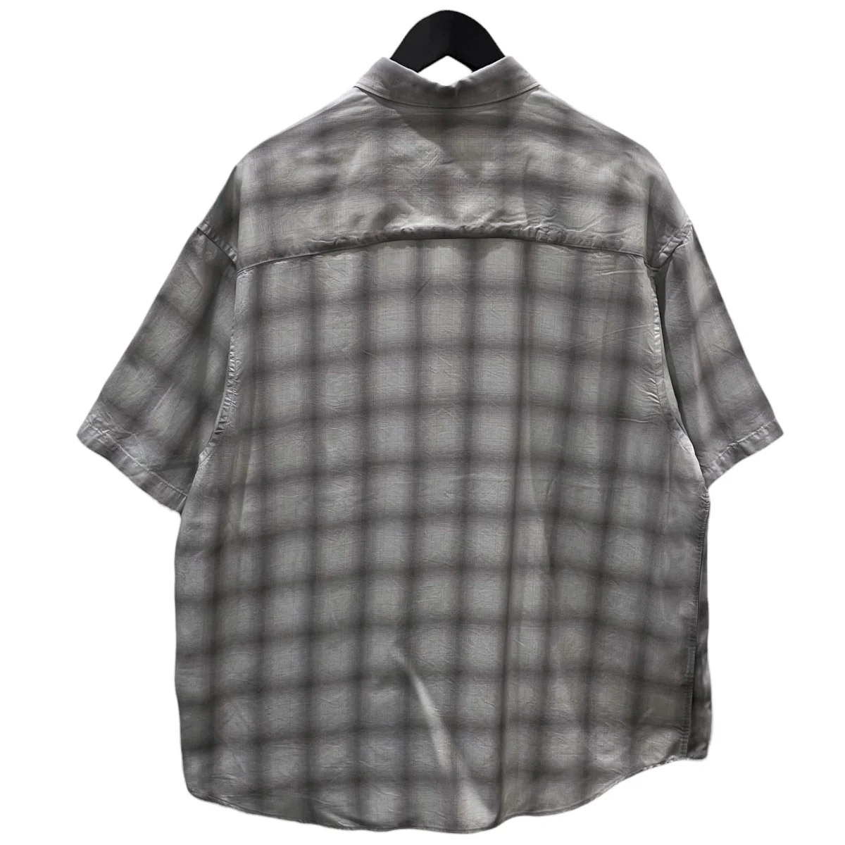 26SS オンブレチェック柄半袖シャツ Tencel Ombre Check S/S Shirt テンセル オンブレチェック ショートスリーブシャツ 4320700223 - Image 2