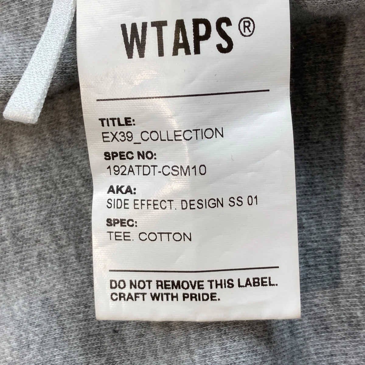 SIDE EFFECT DESIGN SSTシャツ192ATDT-CSM10 - Image 6