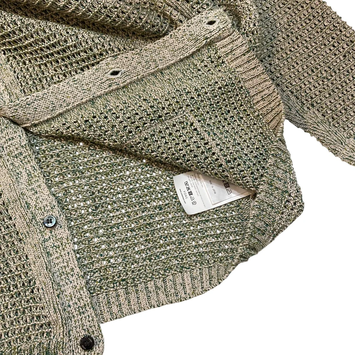 MESH KNITTED SHIRT CARDIGAN YK25SS0956S - Image 5
