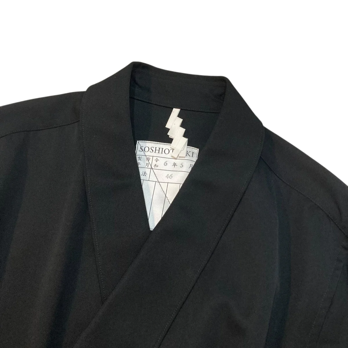 KIMONO COLLAR SHIRT着物カラーシャツS24AW02SH-W - Image 3
