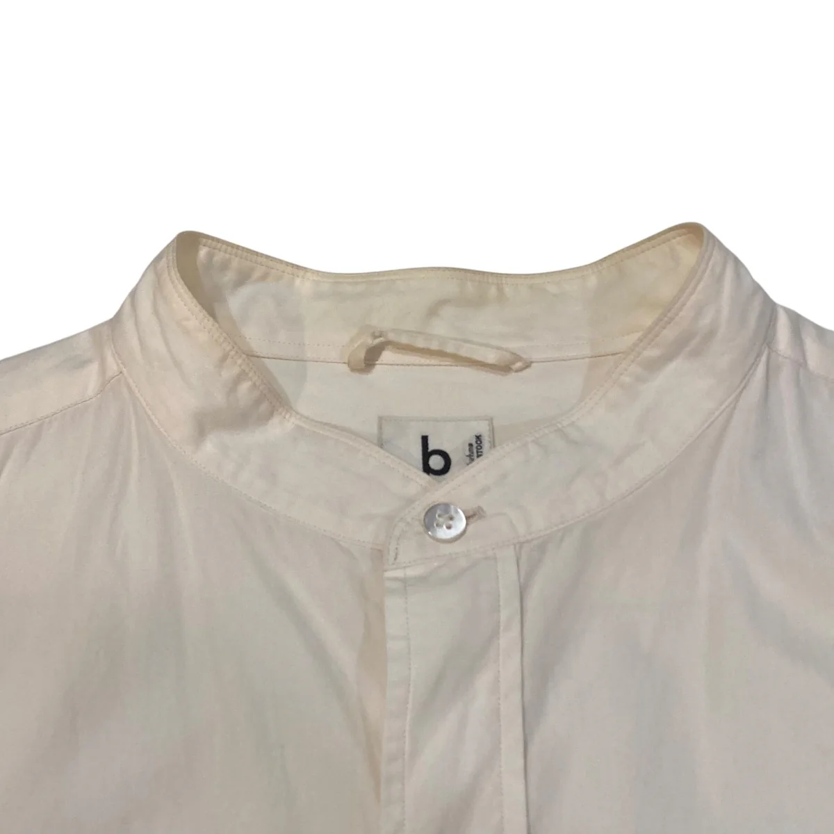 Broad Band Collar ShirtバンドカラーシャツbROOTS22S4 - Image 3