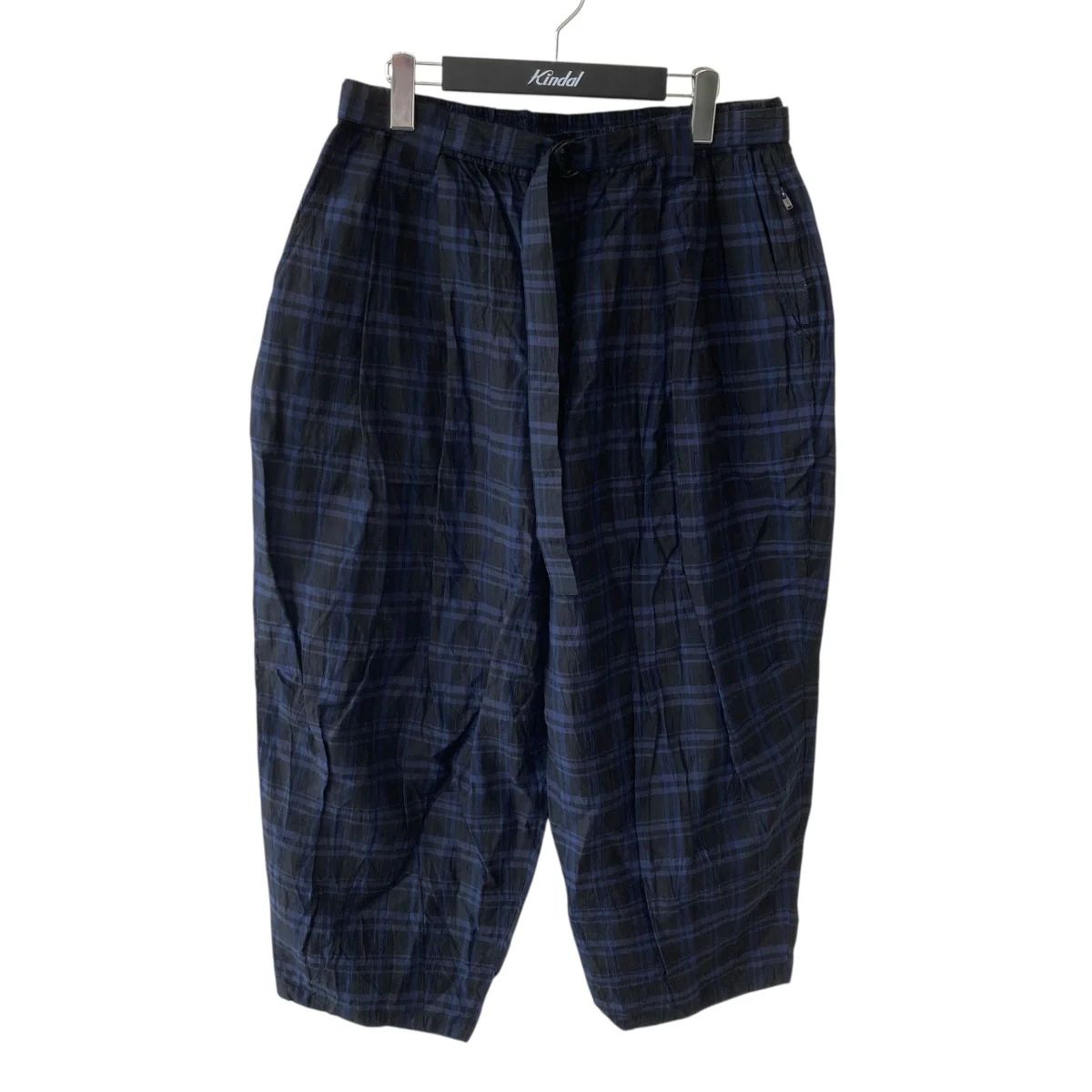 FURROW BALLOON PANTSチェックパンツ