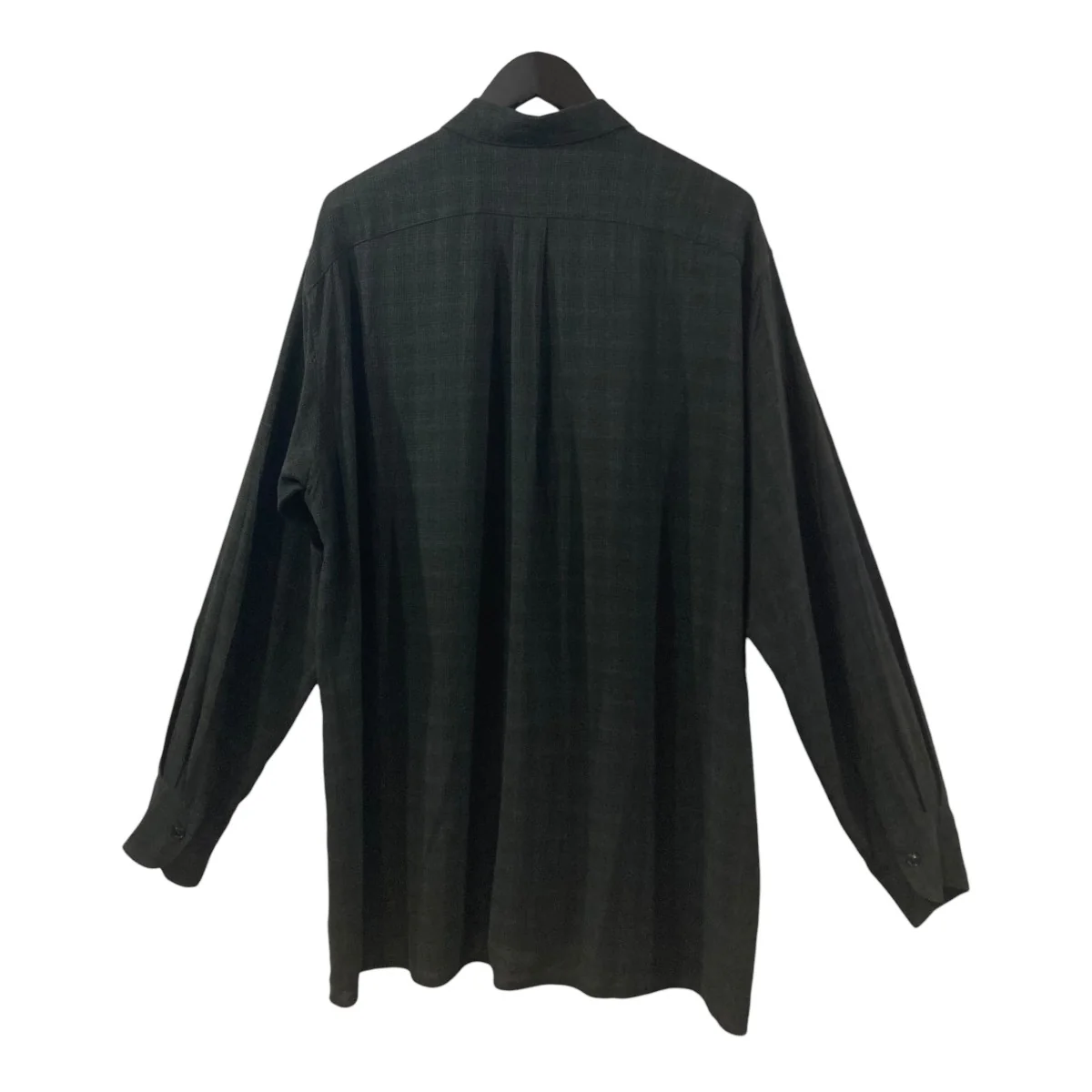強撚RAYON OPEN COLLAR SHIRTSチェックシャツMT4303-0605A - Image 2