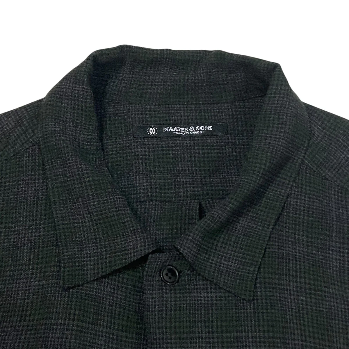 強撚RAYON OPEN COLLAR SHIRTSチェックシャツMT4303-0605A - Image 3