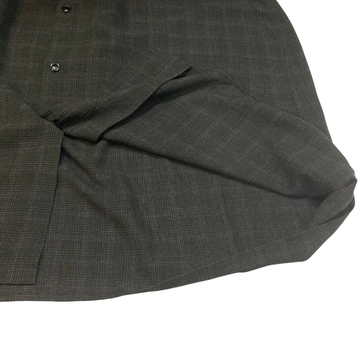 強撚RAYON OPEN COLLAR SHIRTSチェックシャツMT4303-0605A - Image 5