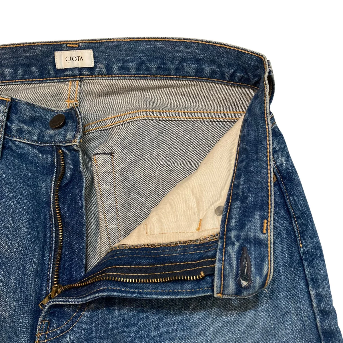 113，5oz テーパードデニムデニムパンツNPTM-2TP - Image 4