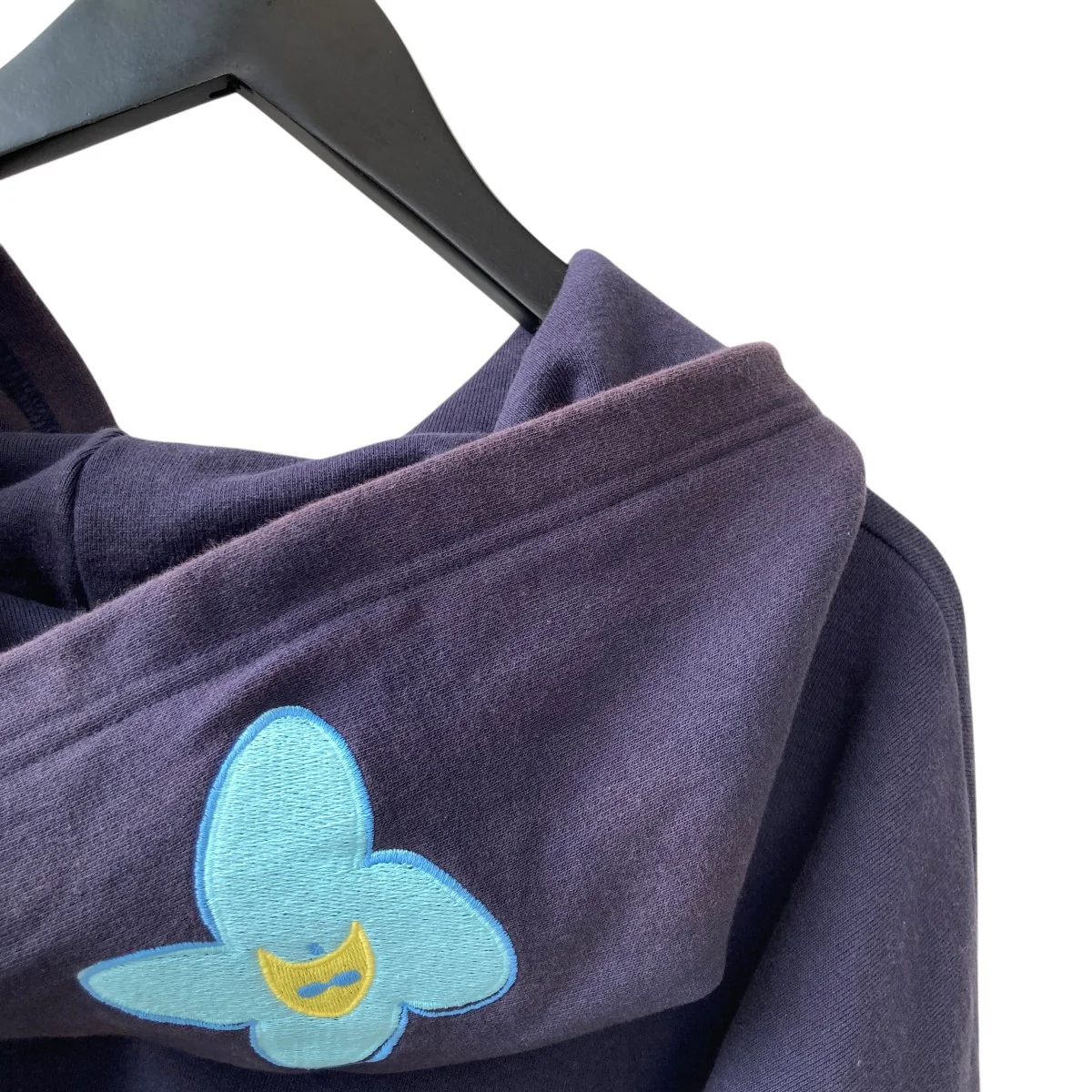 花刺繍ジップパーカー - Image 4