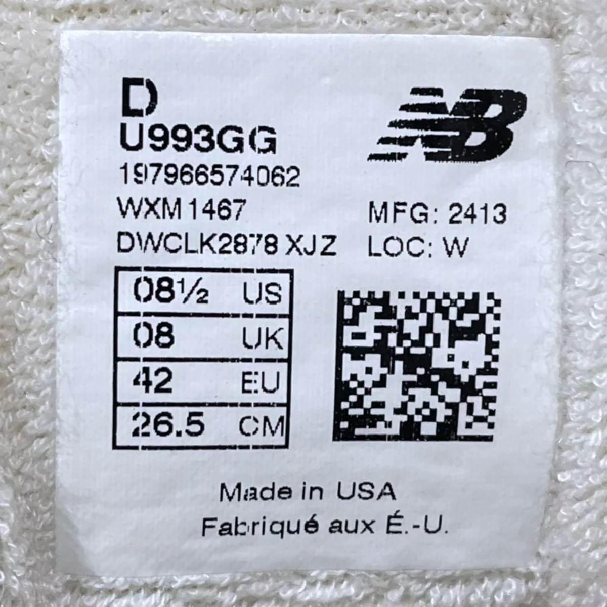スニーカー U993GG MADE IN USA - Image 7