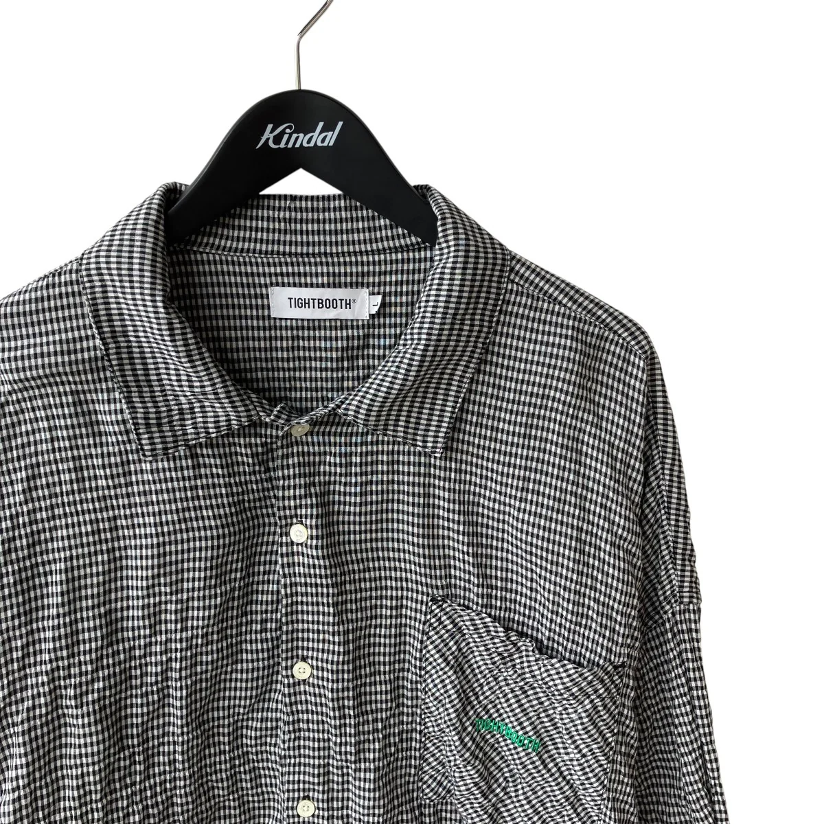 22SSGINGHAM ROLL UP SHIRT半袖シャツSS22-S04 - Image 3