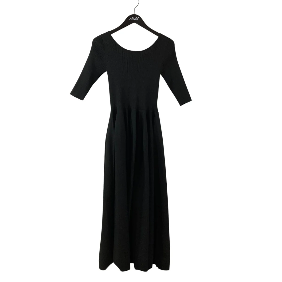 Belted Pleats Dressニットワンピース0224030505
