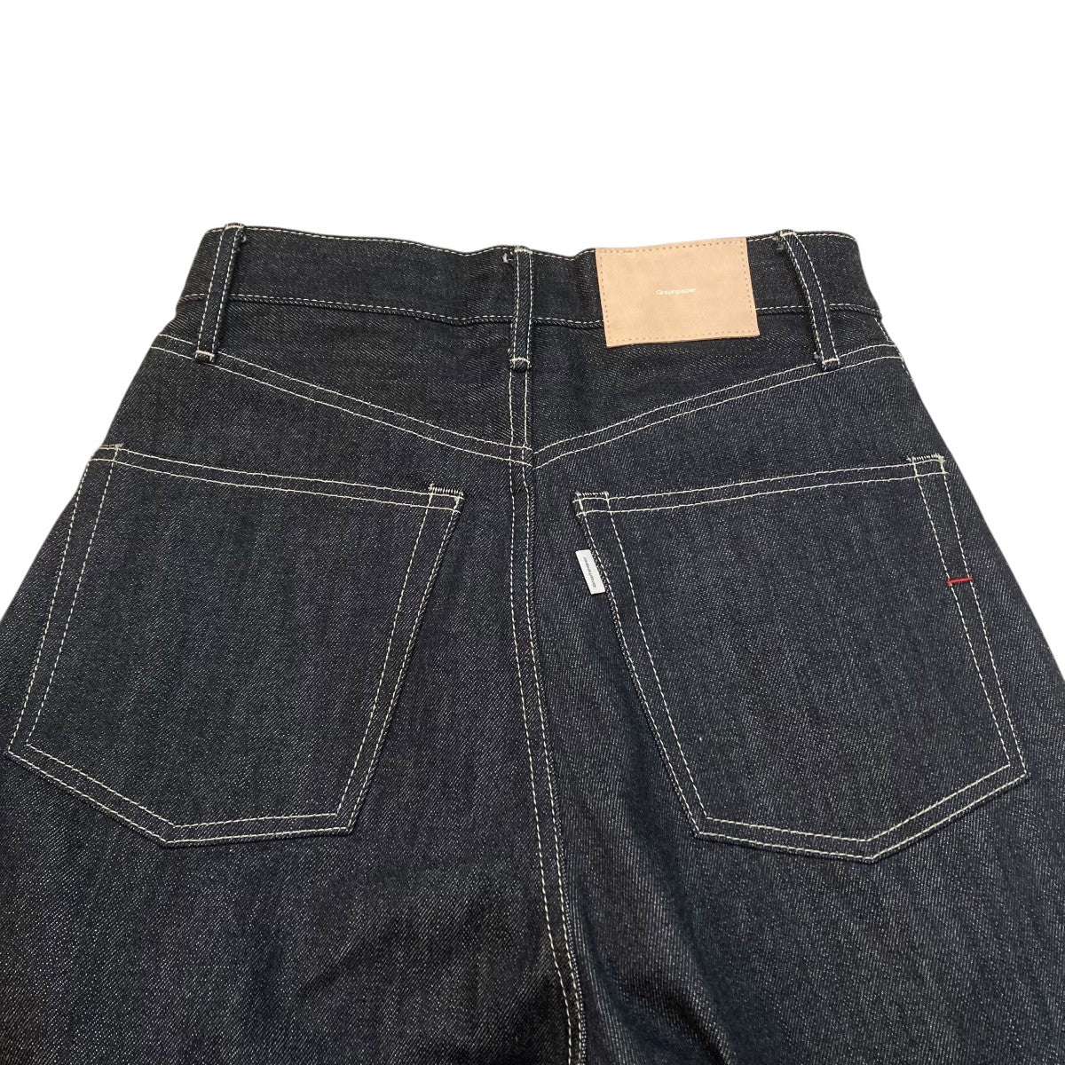 Selvage Denim Two Tuck Wide PantsデニムパンツGL261-40062RB - Image 6