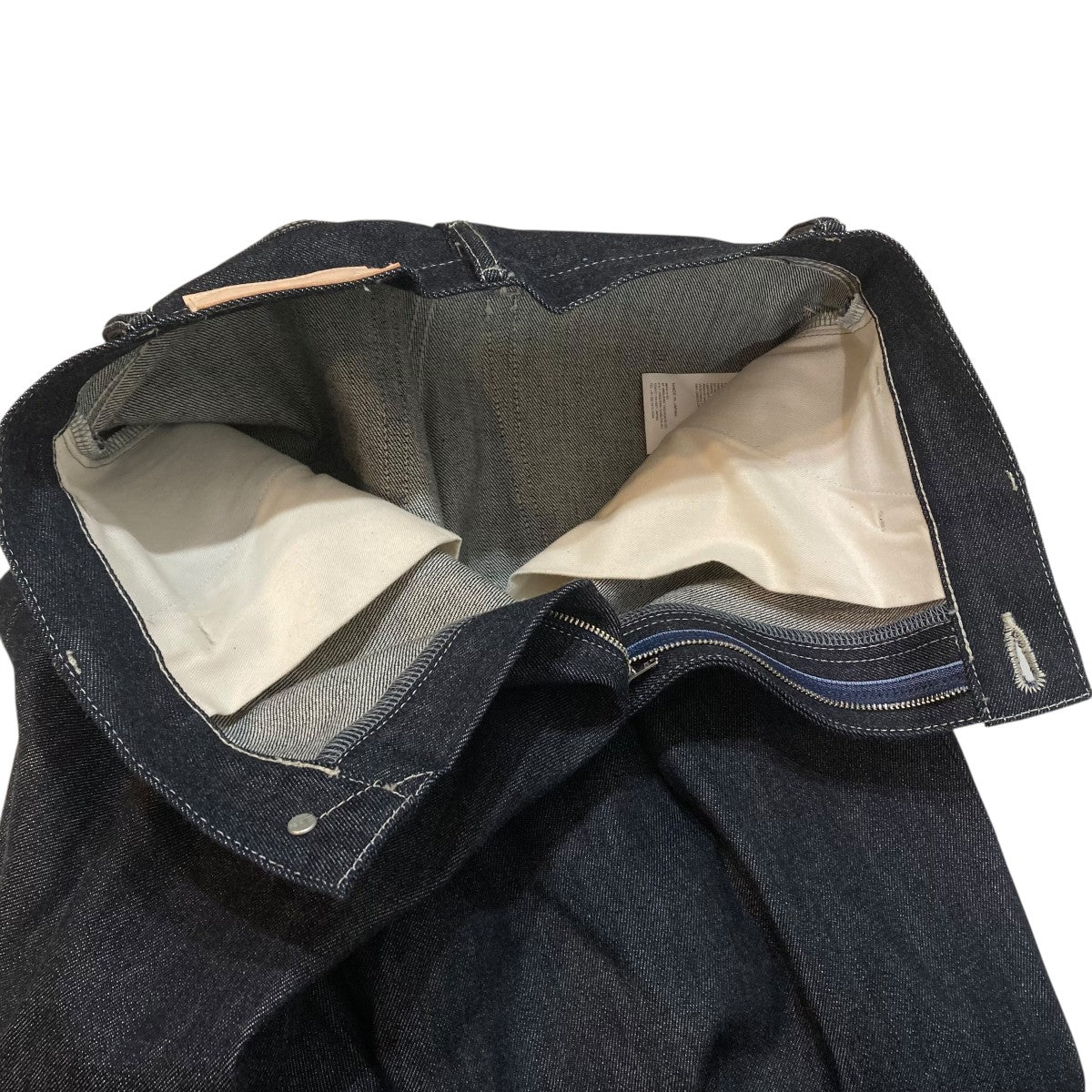 Selvage Denim Two Tuck Wide PantsデニムパンツGL261-40062RB - Image 7