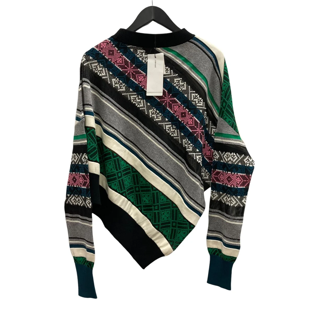 Rug Jacquard Knit Pullover長袖ニット2205997 - Image 3