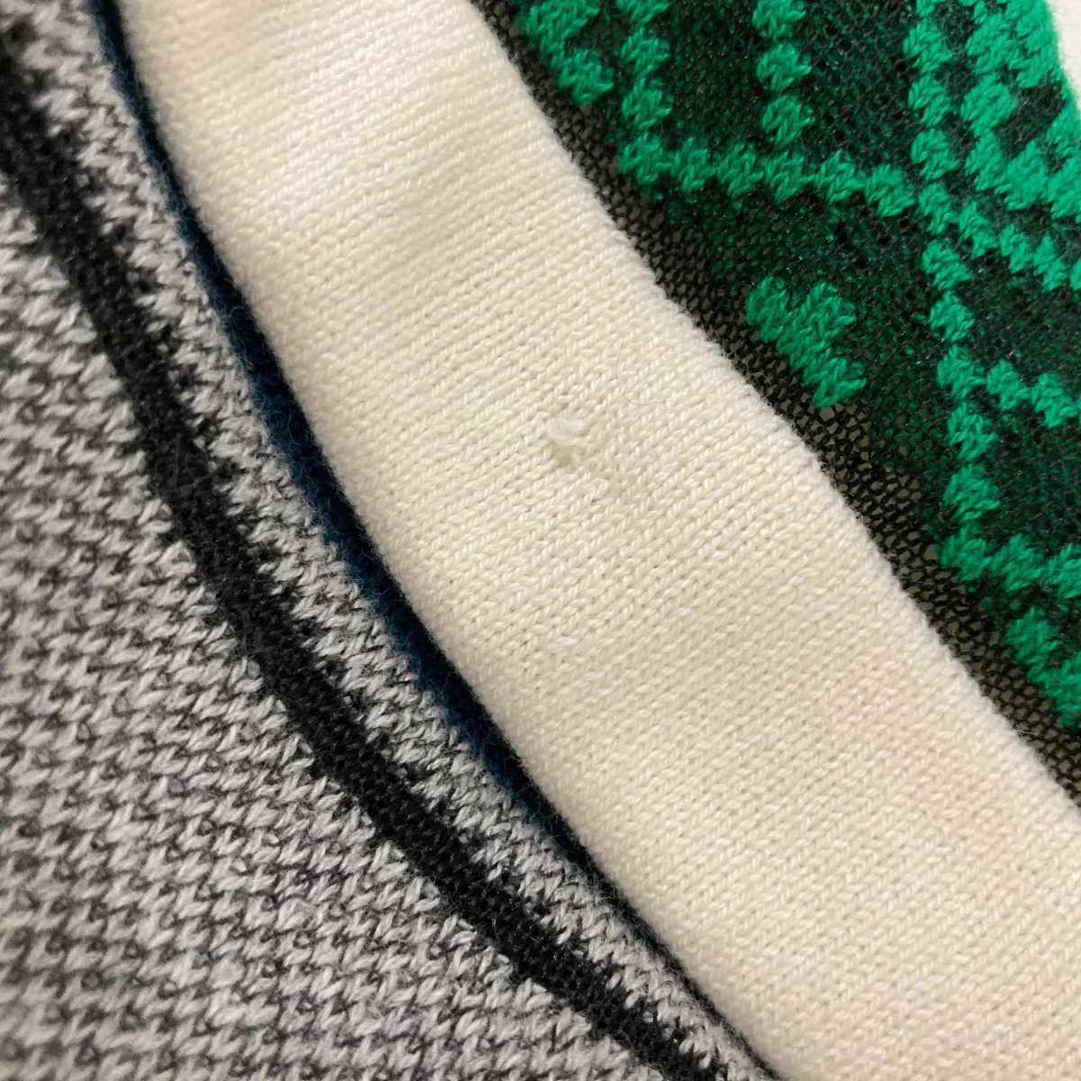 Rug Jacquard Knit Pullover長袖ニット2205997 - Image 6