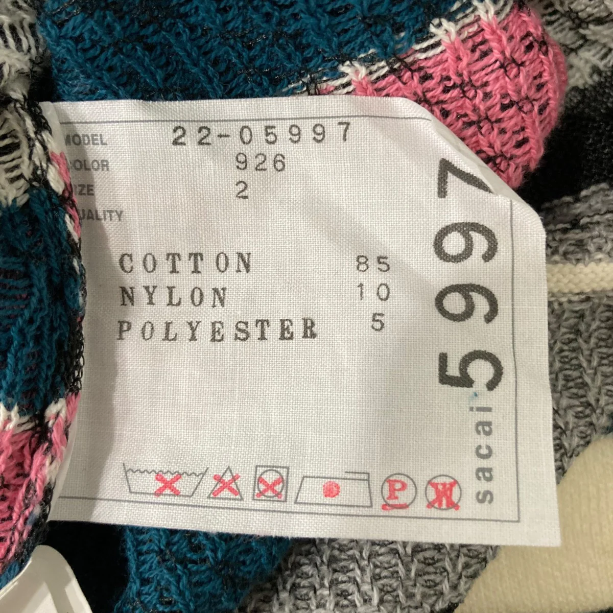 Rug Jacquard Knit Pullover長袖ニット2205997 - Image 8
