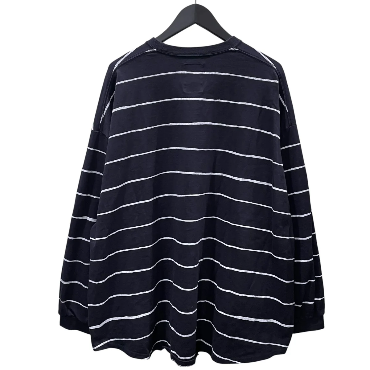 25AW ボーダープリントビッグシルエットカットソー SUPER BIG BOARDER LS TEE スーパー ビッグ ボーダー ロングスリーブティー BS26110-1010276 - Image 2
