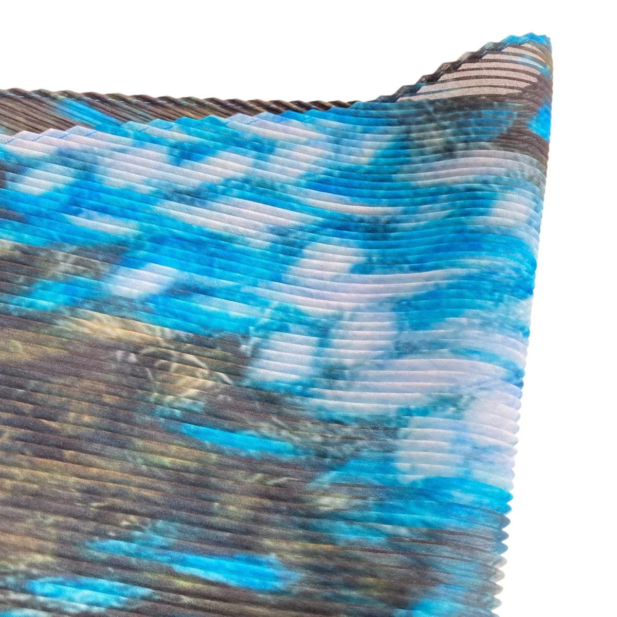 MIX YARN KNIT PLEATS STOLEプリーツストールMI53AD781 - Image 3