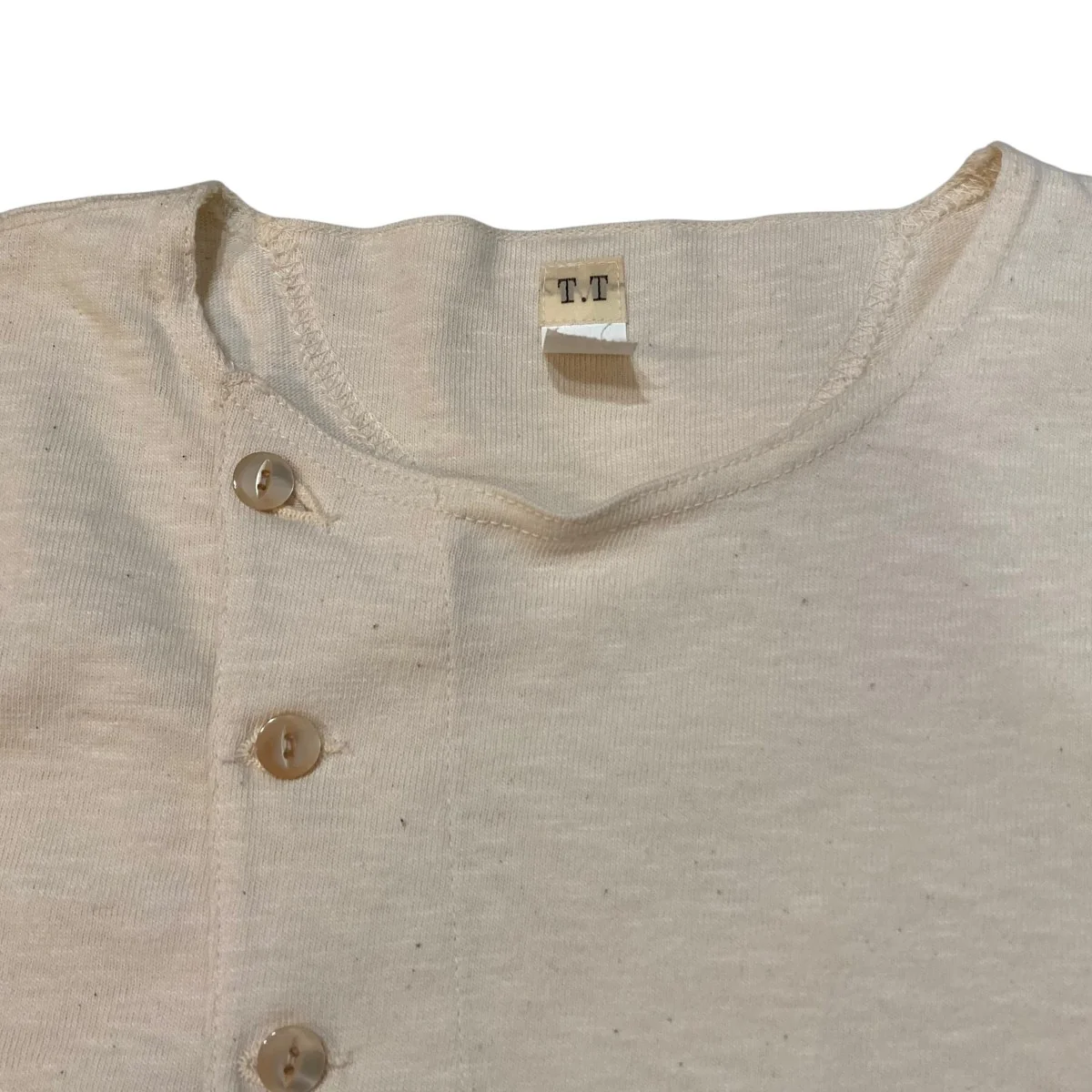 Side Henley Neck Shirt長袖Tシャツ618 - Image 3