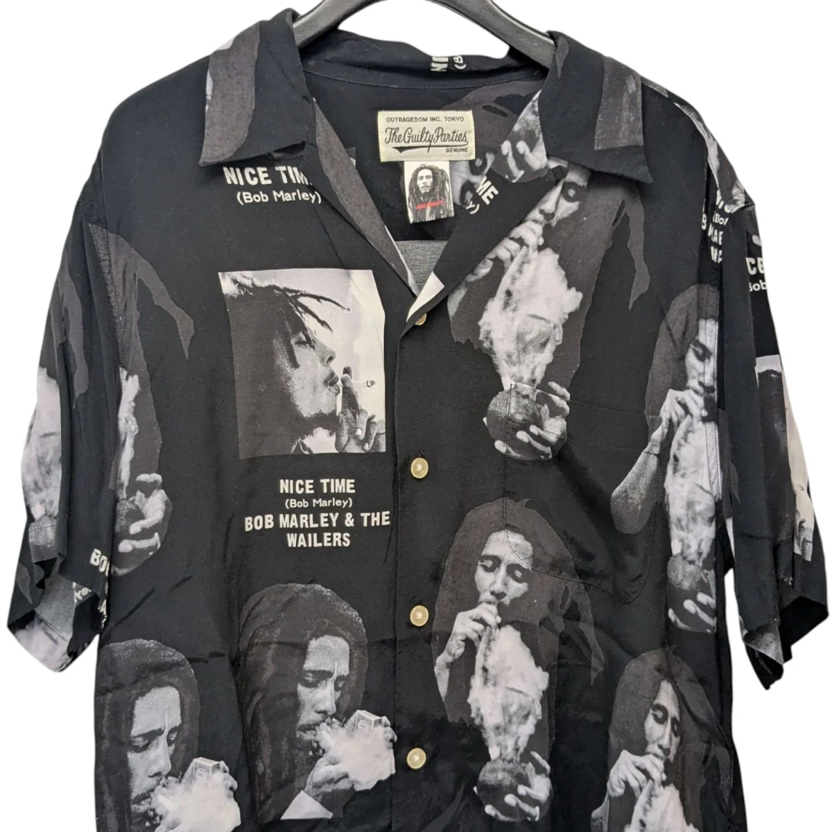 BOB MARLEY S S HAWAIIAN SHIRTボブマーリーハワイアンシャツ - Image 3