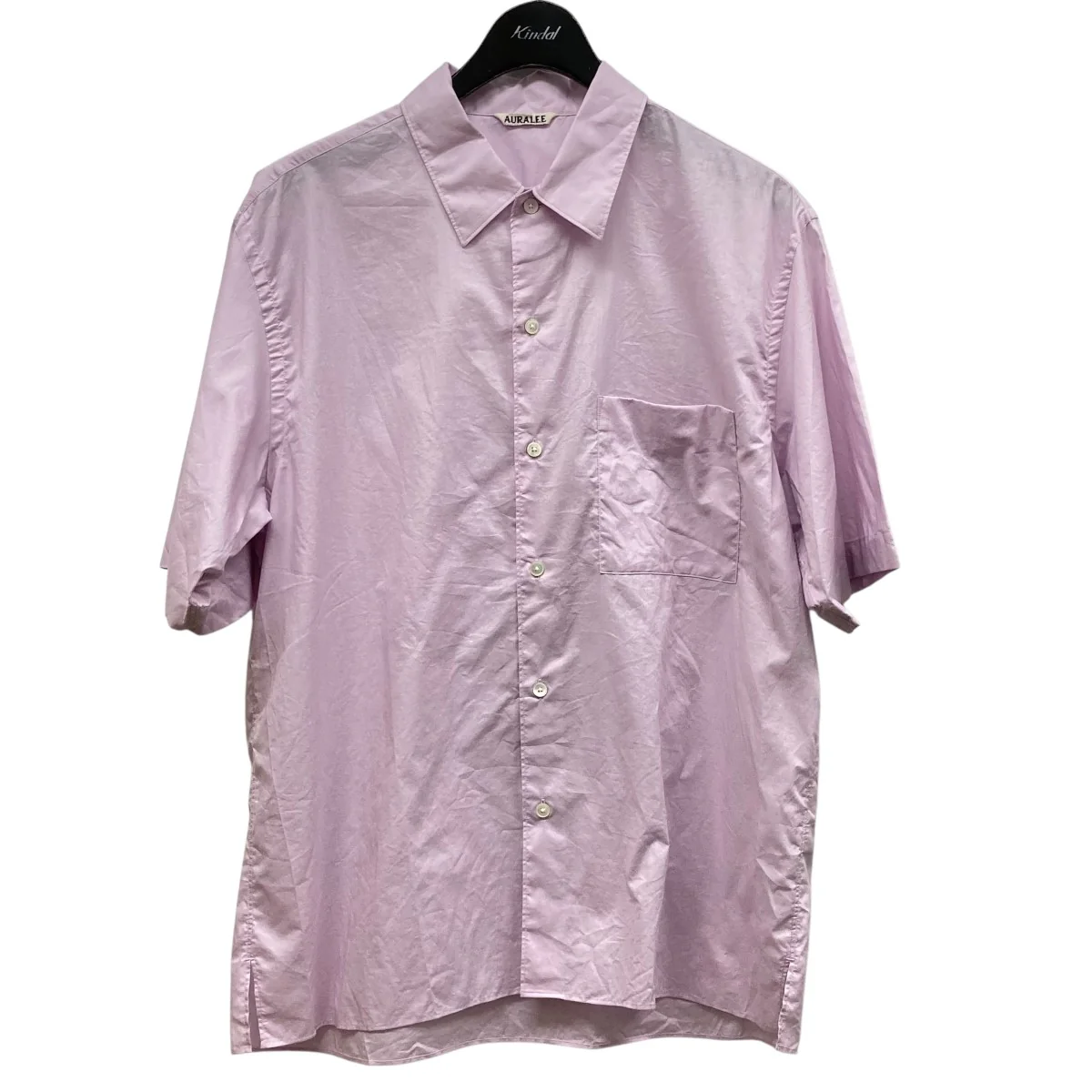 25SS「WASHED FINX TYPEWRITER OPEN COLLAR SHIRT」半袖シャツA25SS03TL