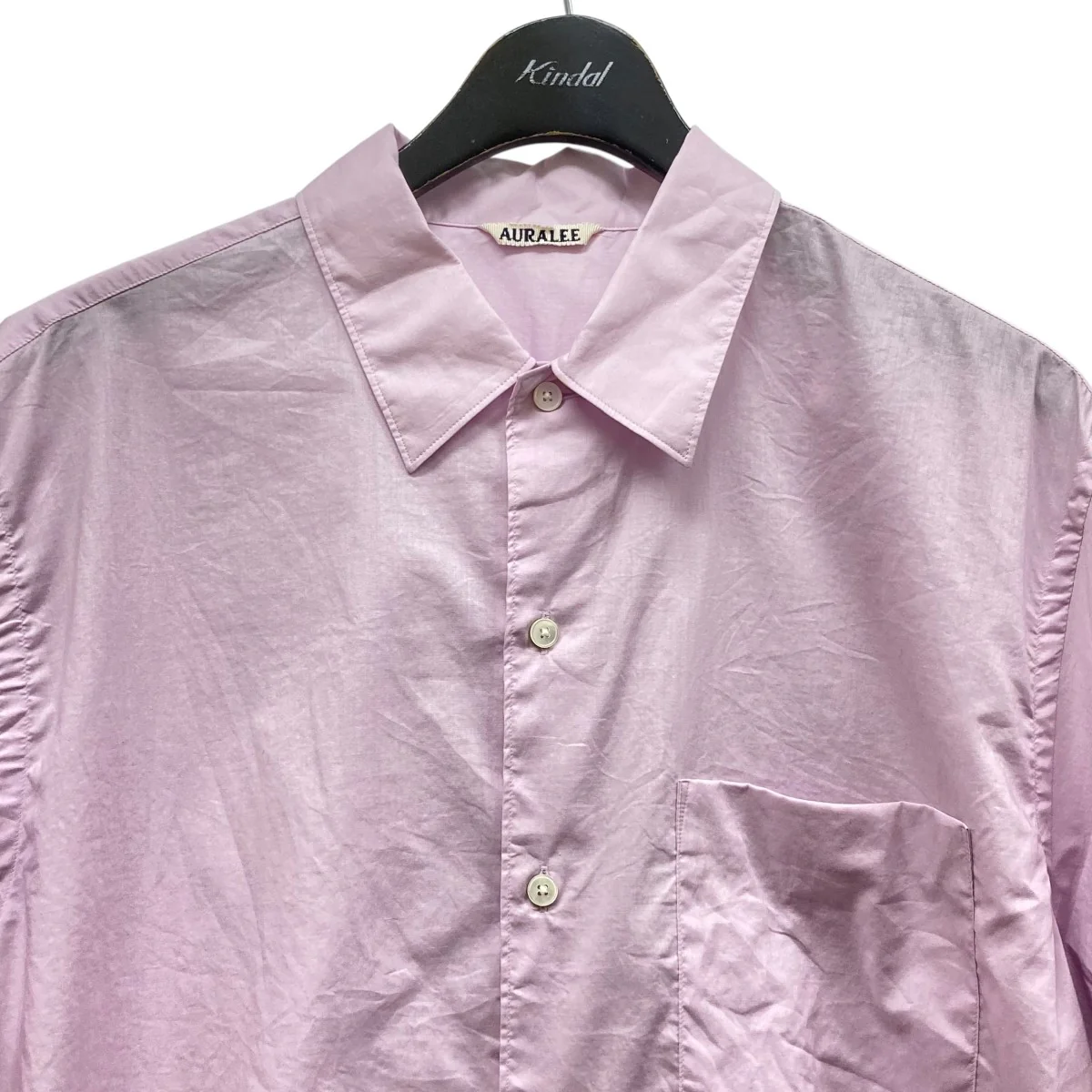 25SS「WASHED FINX TYPEWRITER OPEN COLLAR SHIRT」半袖シャツA25SS03TL - Image 3