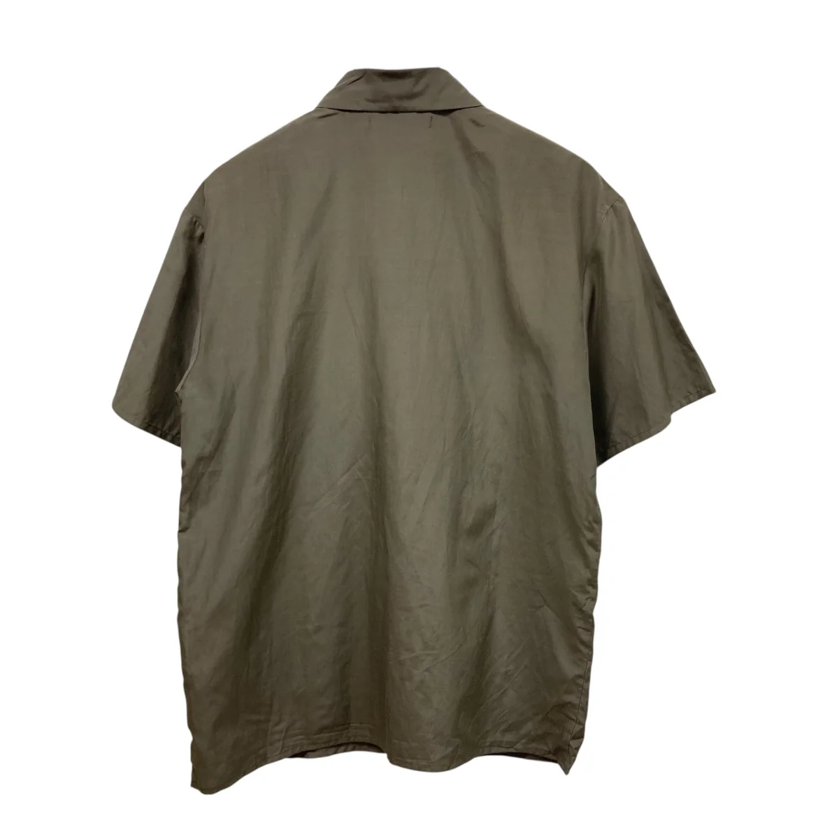 8.0 HALF SHIRT RIGHTシルク混半袖ジップアップシャツ - Image 2