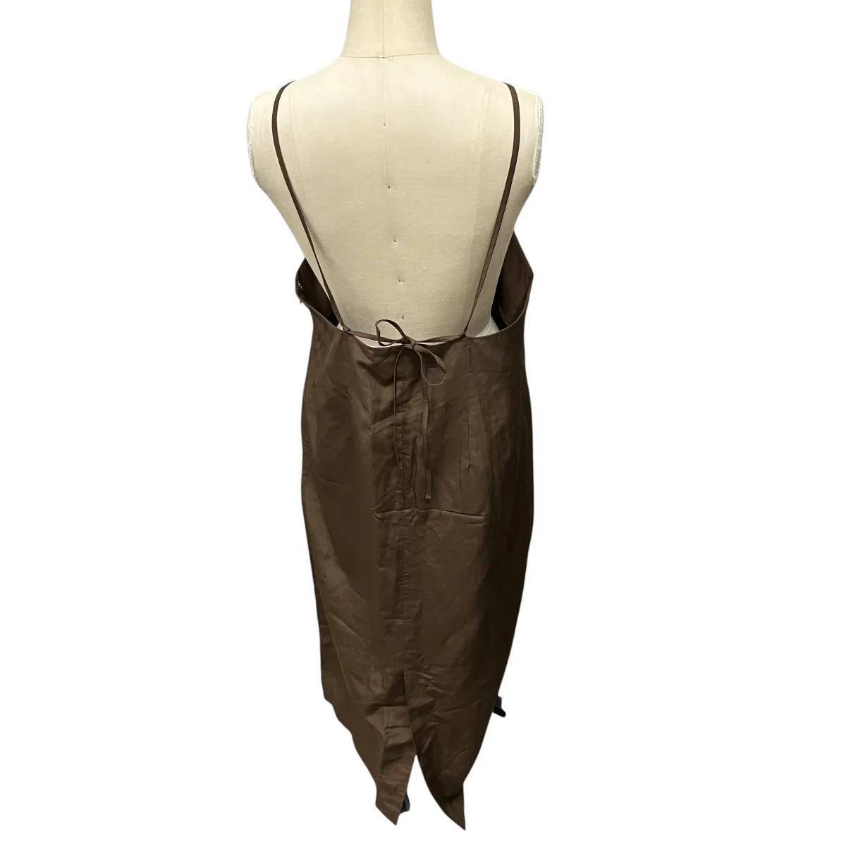 Silk Linen Cami Dressノースリーブ・キャミソールワンピースEP09FOP01 - Image 2