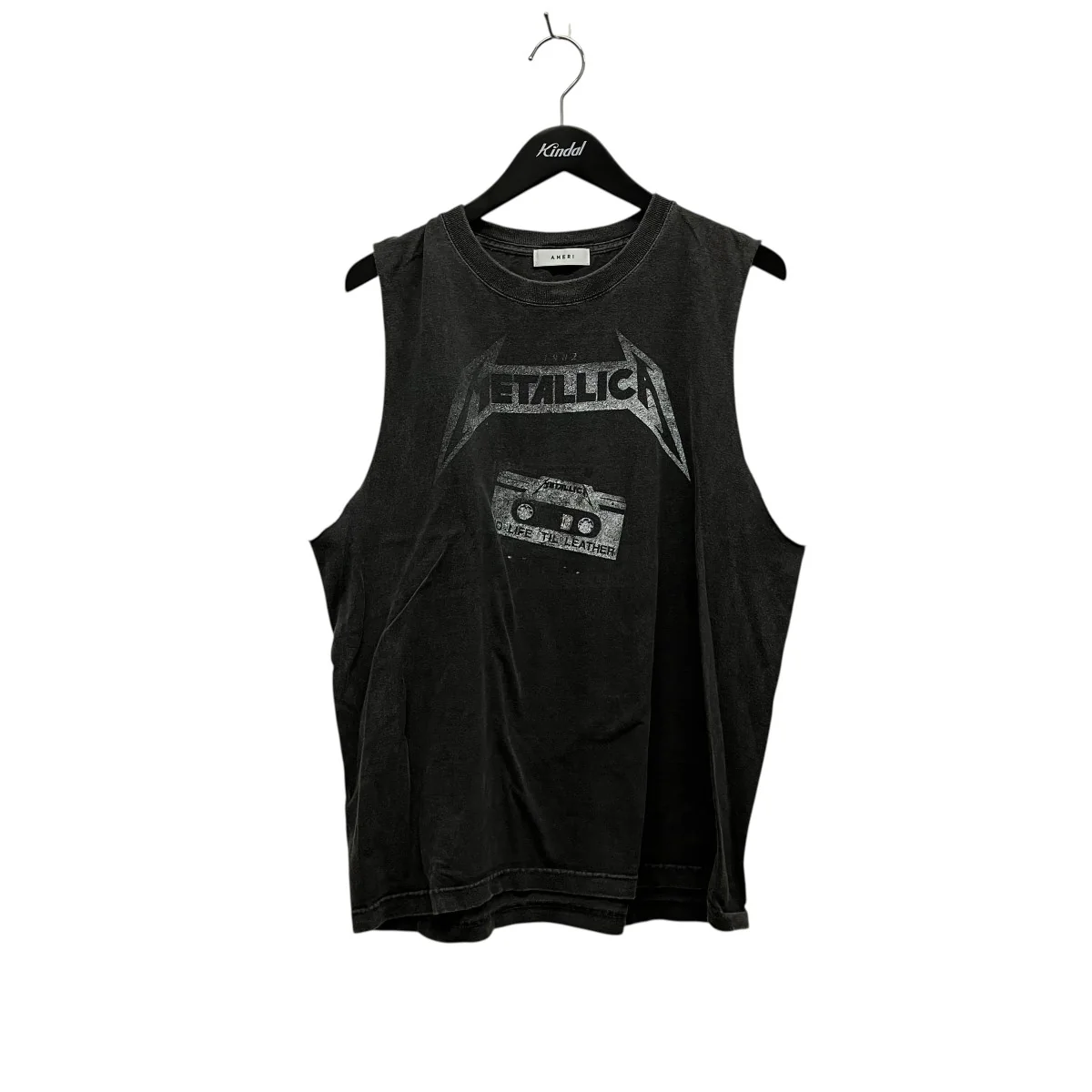 MEDI METALLICA BLK NS TEEプリントタンクトップ0225103911830