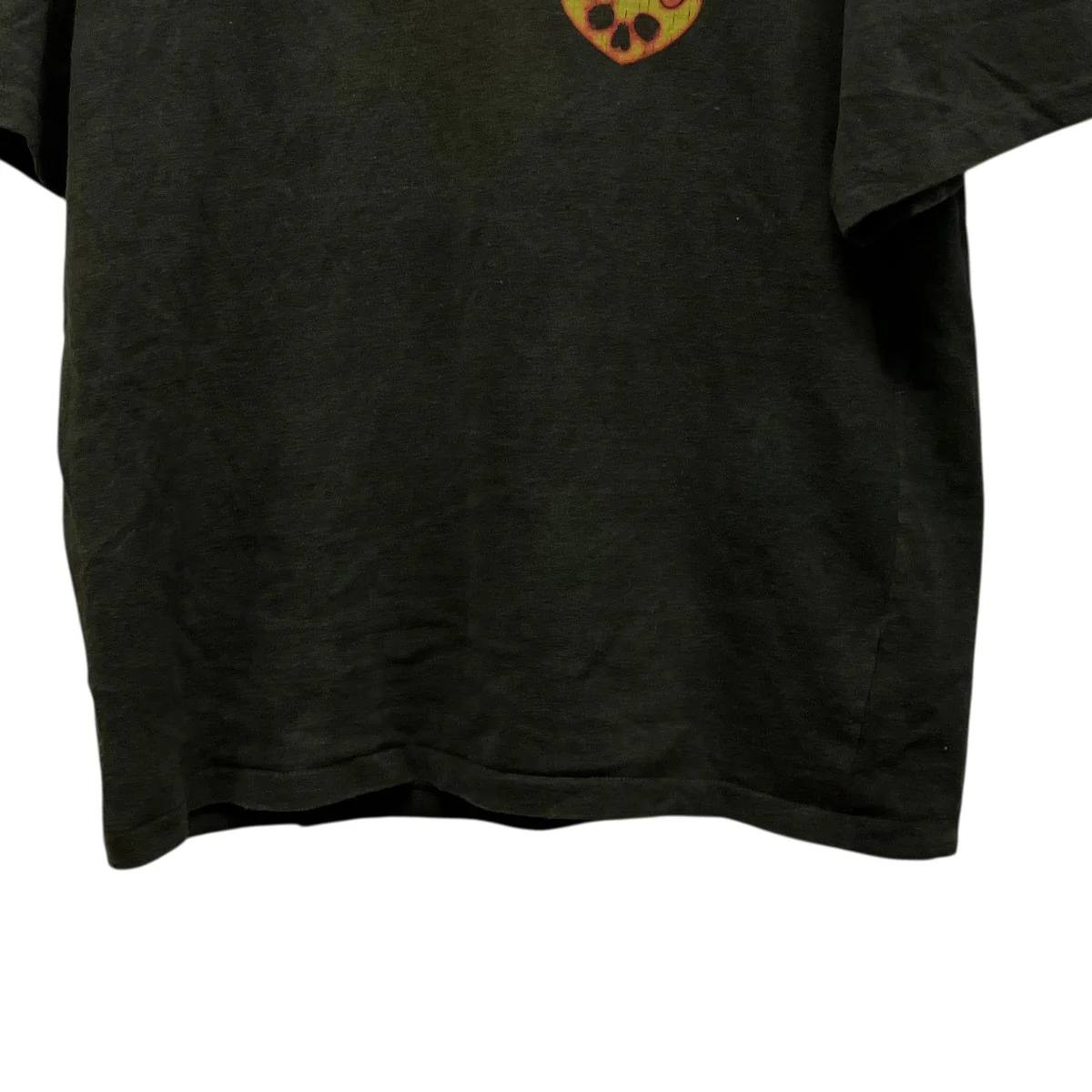 TEE FIRE DEVIL SKULLエイジング加工Tシャツ - Image 4