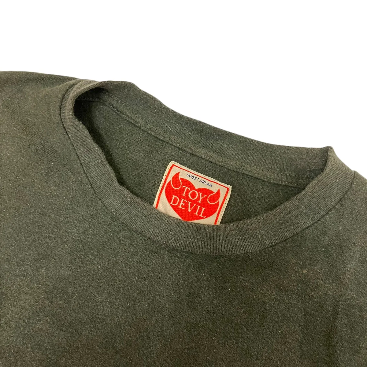 TEE FIRE DEVIL SKULLエイジング加工Tシャツ - Image 5
