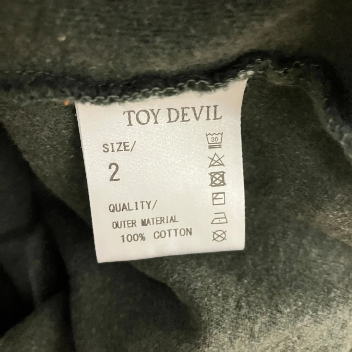 TEE FIRE DEVIL SKULLエイジング加工Tシャツ - Image 6