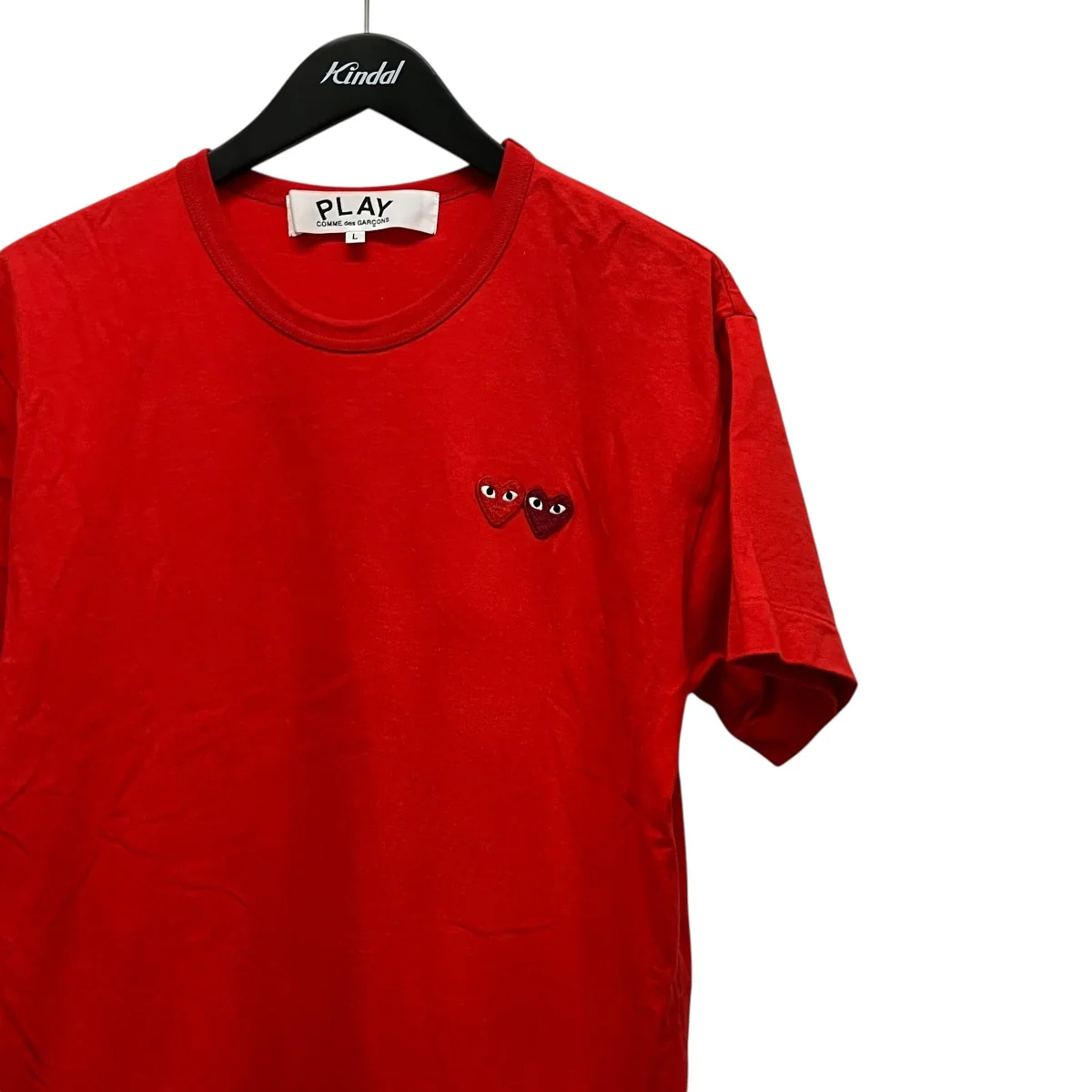 ダブルハートワッペンTシャツAX-T226 - Image 3