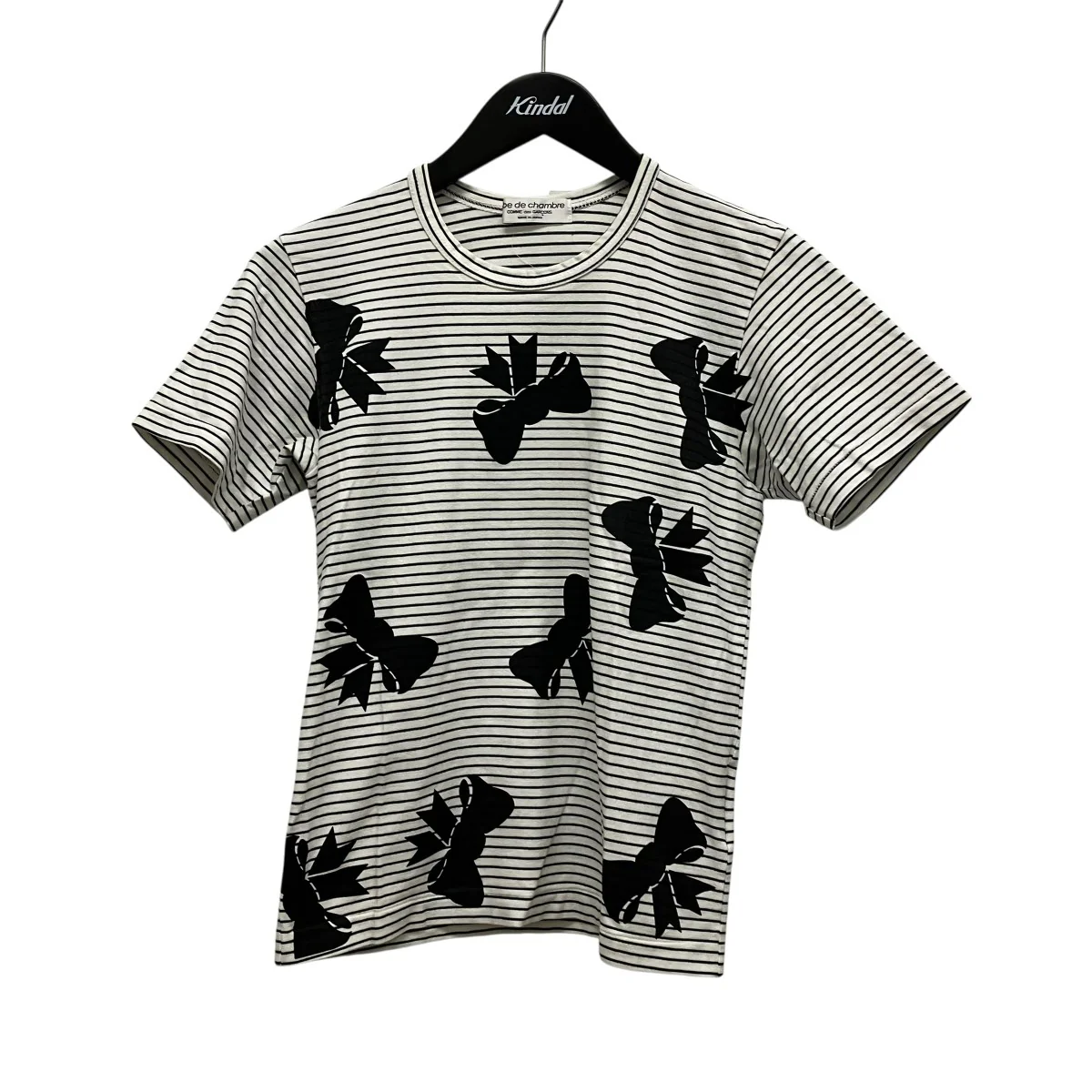 02SSリボンプリントボーダーTシャツRE-T023