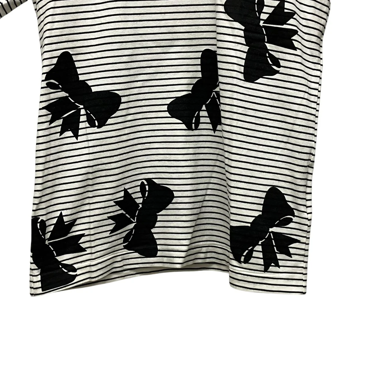 02SSリボンプリントボーダーTシャツRE-T023 - Image 4
