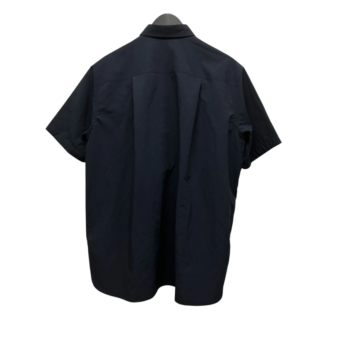 24SSMatte Taffeta Shirtサイドジップ半袖シャツ24-03358M - Image 2